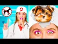 Download Lagu Funny Ways To Sneak Pets Into The Hospital | Funny Challenges by BaRaFun