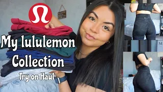 LULULEMON LEGGING COLLECTION TRY ON HAUL ALIGN LEGGINGS