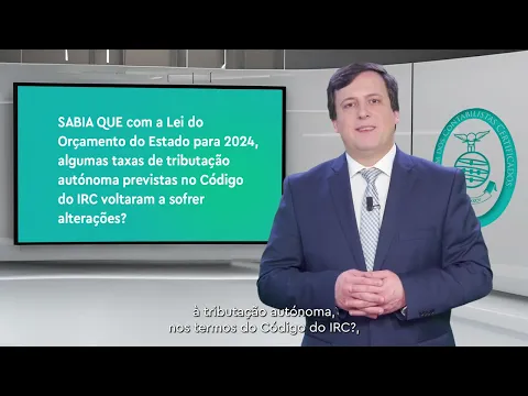 Download MP3 «Sabia que?» - OE/2024 e taxas de tributação autónoma