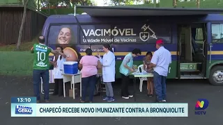 Vacinas contra bronquiolite chegam a Chapecó e ampliam proteção às gestantes