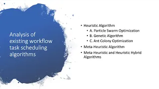 Research on Workflow Scheduling Algorithm