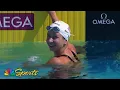Kate Douglass reclaims WORLD RECORD in 50m freestyle during Pan Pacific prelims NBC Sports