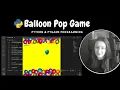 Python Balloon Pop Game PyGame Tutorial Part 1