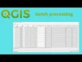 batch processing in QGIS