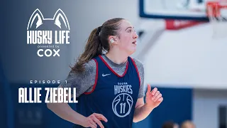 UConn Women s Basketball Allie Ziebell hot on the mic in Husky Life