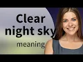 Download Lagu Clear Night Sky: A Starry Exploration for English Learners