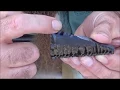 flintknapping a slab part 1