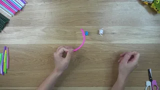 I made these adorable little snails using just a few straws.