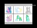 MLP Next Gen I BaseEdit Mane 6 Couples