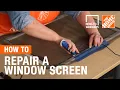 How-To Workshops - How to Repair a Window Screen The Home Depot