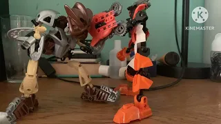 Pohatu Vs. Nex (Bionicle and Hero Factory Stop Motion)
