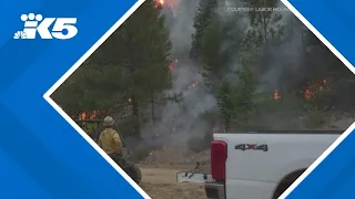 US 97 Blewett Pass closure extended as Labor Mountain Fire grows to 30 000 acres