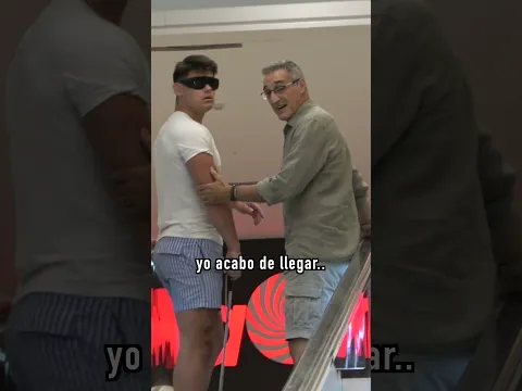 Me Hice Pasar por CIEGO! 😎 Didac Ribot #short