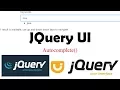 JQuery UI autocomplete Tutorial 1