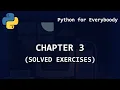 Python for Everybody Chapter 3 - Conditional execution Solved Exercises