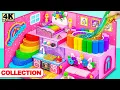 Download Lagu DIY Miniature Cute Unicorn House ❤️ Build Pink Miniature House from Cardboard Compilation