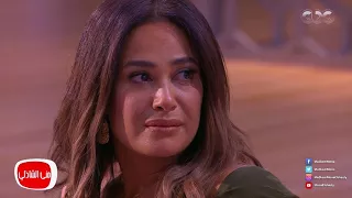 معكم منى الشاذلى تعليق مؤثر من احدي جمهور معكم وحضن دافئ من هند صبري 