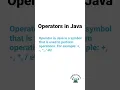 Learn How to Use Java Operators in Under 1 Minute