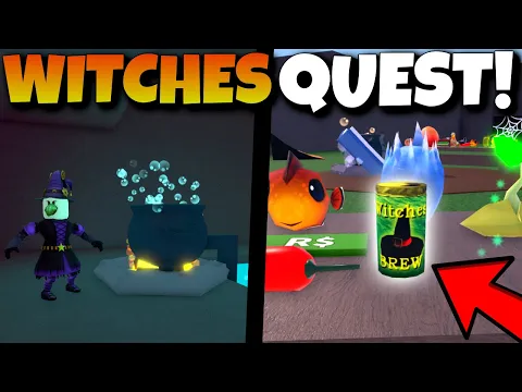 HOW TO COMPLETE WITCHES QUEST FOR NEW WITCHES BREW INGREDIENT Wacky Wizards Roblox