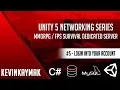 Unity 3D Networking Series - Login into your account