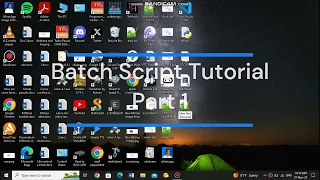 Batch Script Tutorial Part 01 - Hello world program