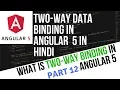 Angular 5 Tutorial in Hindi Part 12 Two-way Data Binding in Angular 5 in Hindi ngModal in Angular