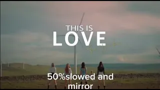 Download The wasabies - This is love (50% slowed and mirror) MP3