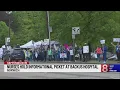 Backus Hospital workers hold informational strike amid contract talks
