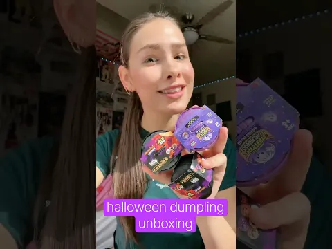 Halloween Dumplings🎃 #shorts #dumplings #unboxing