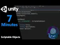 Unity Scriptable Objects for Beginners