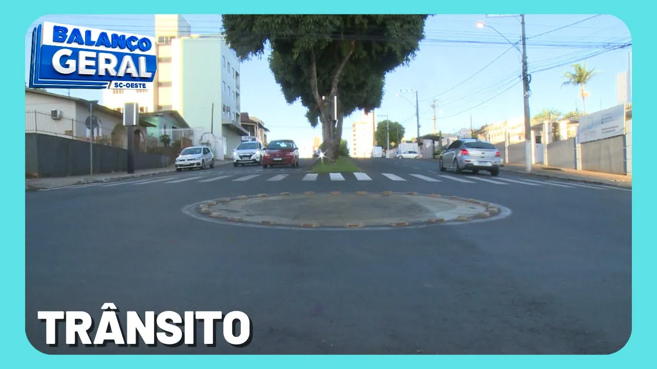 Rotatória da 14 de agosto com a Sete de Setembro: Local de muitos acidentes