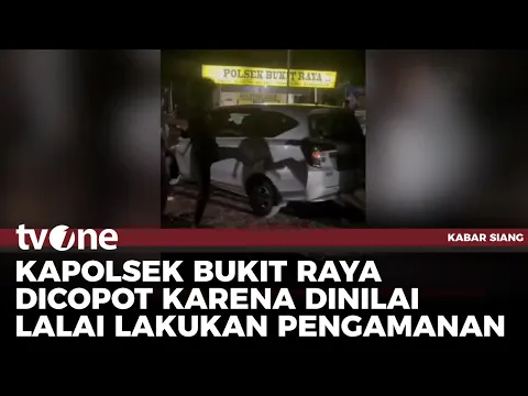 Buntut Debt Collector Saling Serang di Markas Polisi, Kapolsek Bukit Raya Dicopot