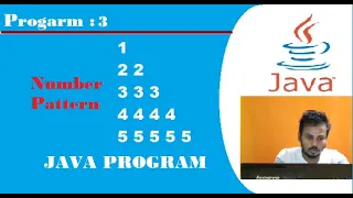 How to Print Number Patterns Like 1 22 333 4444 Full Explanation in Hindi Easy Method
