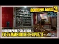 Hidden Puzzle Solution Borderlands 3 Revenge of the Cartels Every Mansion Needs a Puzzle