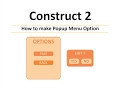 How to create animated menu in Construct 2