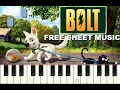 Download Lagu BARKING AT THE MOON from Bolt, Disney, 2008, Piano Tutorial with free Sheet Music (pdf)