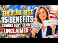 The Full List 15 Benefits US Seniors Can CLAIM in 2026