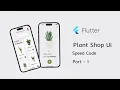Plants Shop App UI Challenge Flutter Speed Code Part-1