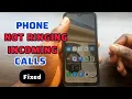 Not receiving calls but getting missed called notifications - Fix incoming calls not ringing issue