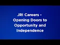 JRI Careers - Opening Doors to Opportunity and Independence