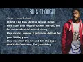 Isaiah Rashad - 4r Da Squaw - Lyrics