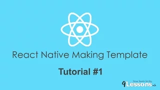 React Native Making Template NativeBase - Tutorial 1