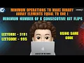 Minimum Number of K Consecutive Bit Flips 3 Approaches Leetcode 995 3191 codestorywithMIK