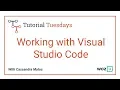 Woz U Learn to Code Working with Visual Studio Code
