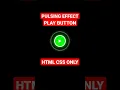 How to make Pulsing Play Button Using HTML and CSS