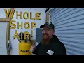 Dewalt 60 Gallon Air Compressor Install - Whole Shop Air