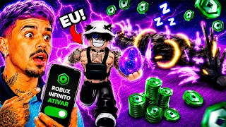 O ROBLOX ME DEU ROBUX INFINITO NO "ROUBE UM OVO"! (FIQUEI MILIONÁRIO? 😱)