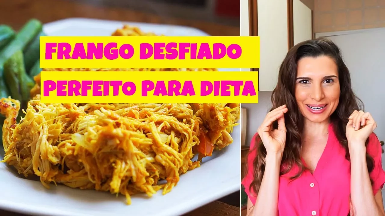 TRUQUE PARA FAZER O MELHOR FRANGO DESFIADO DO MUNDO / RECEITA FIT FÁCIL / EMAGRECER RÁPIDO