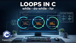 Loops in C Programming while do-while for Loop break continue C Programming Episode 8