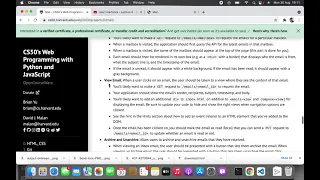 Mail - CS50 s Web Programming with Python and Javascript